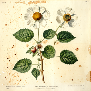 Ilustración botánica de Prodigiosa