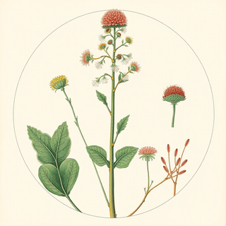 Ilustración botánica de Kiwicha