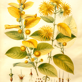 Ilustración botánica de Uña de gato